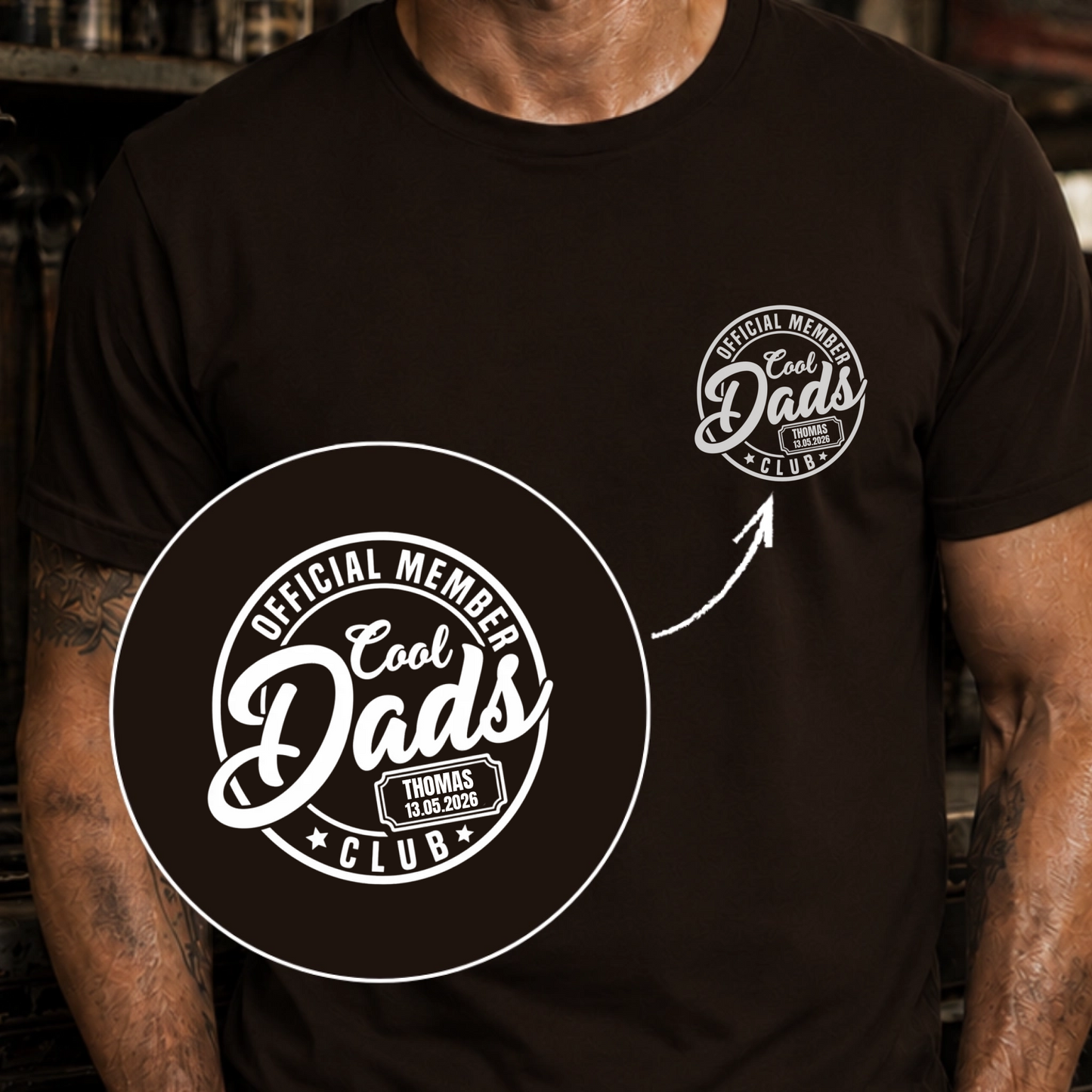 PAPA T-Shirt COOL DADS CLUB