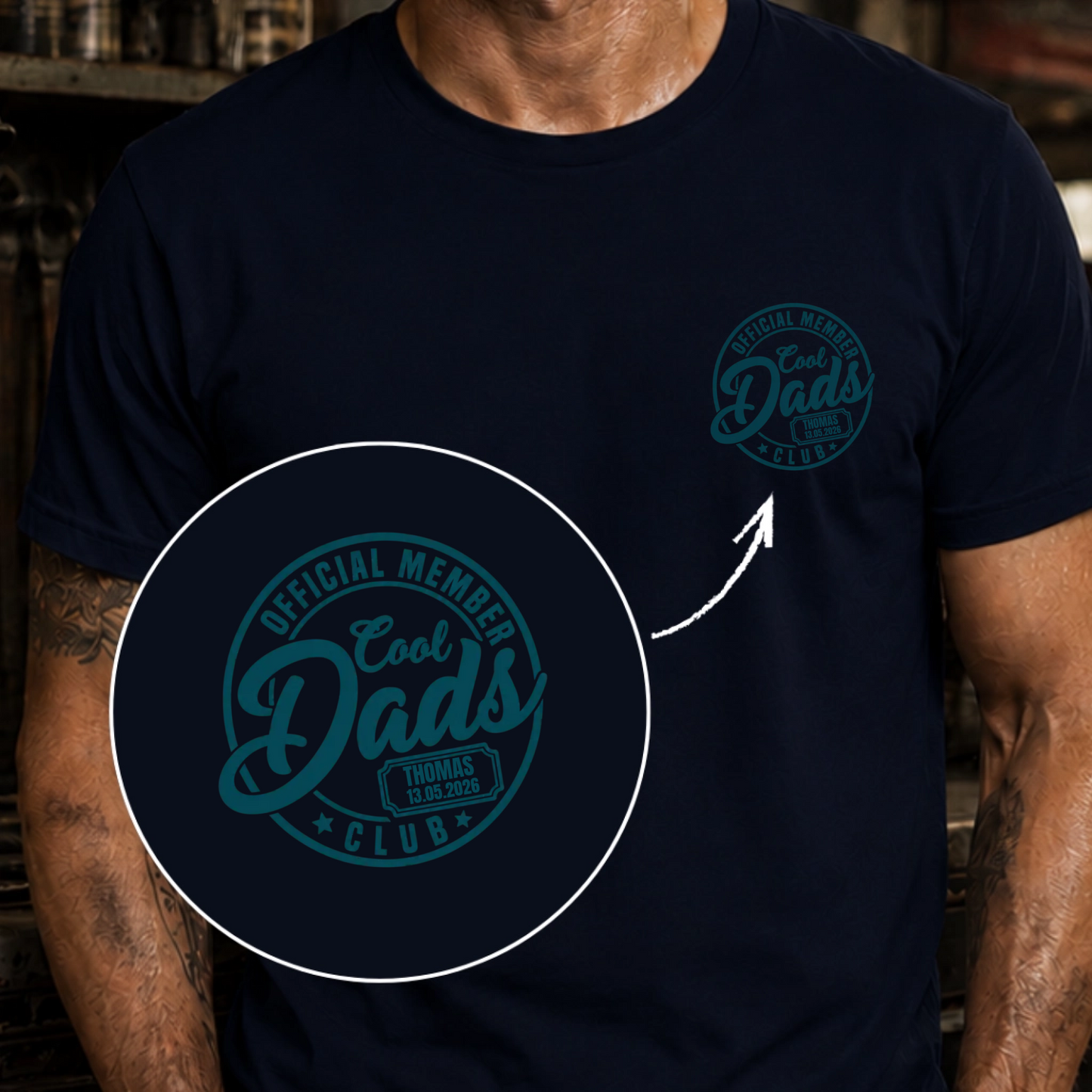 PAPA T-Shirt COOL DADS CLUB