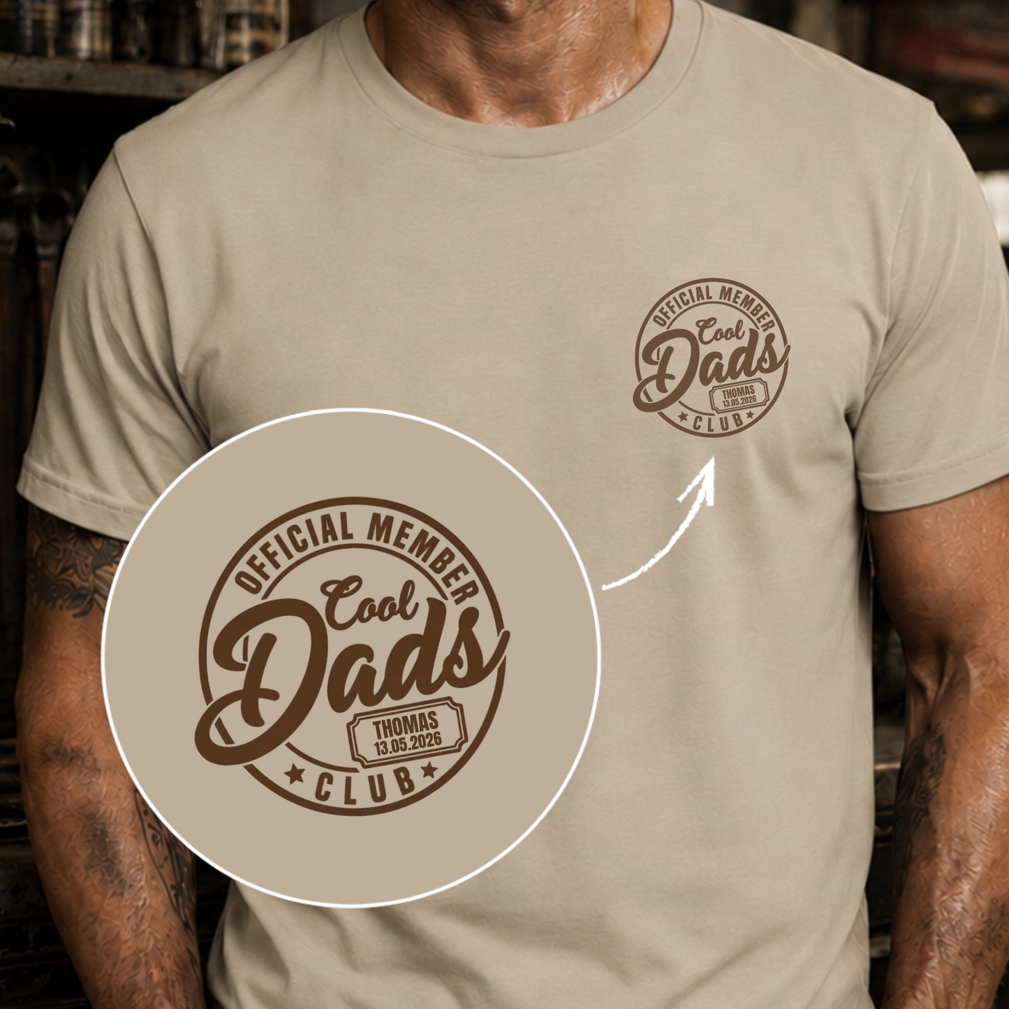 PAPA T-Shirt COOL DADS CLUB