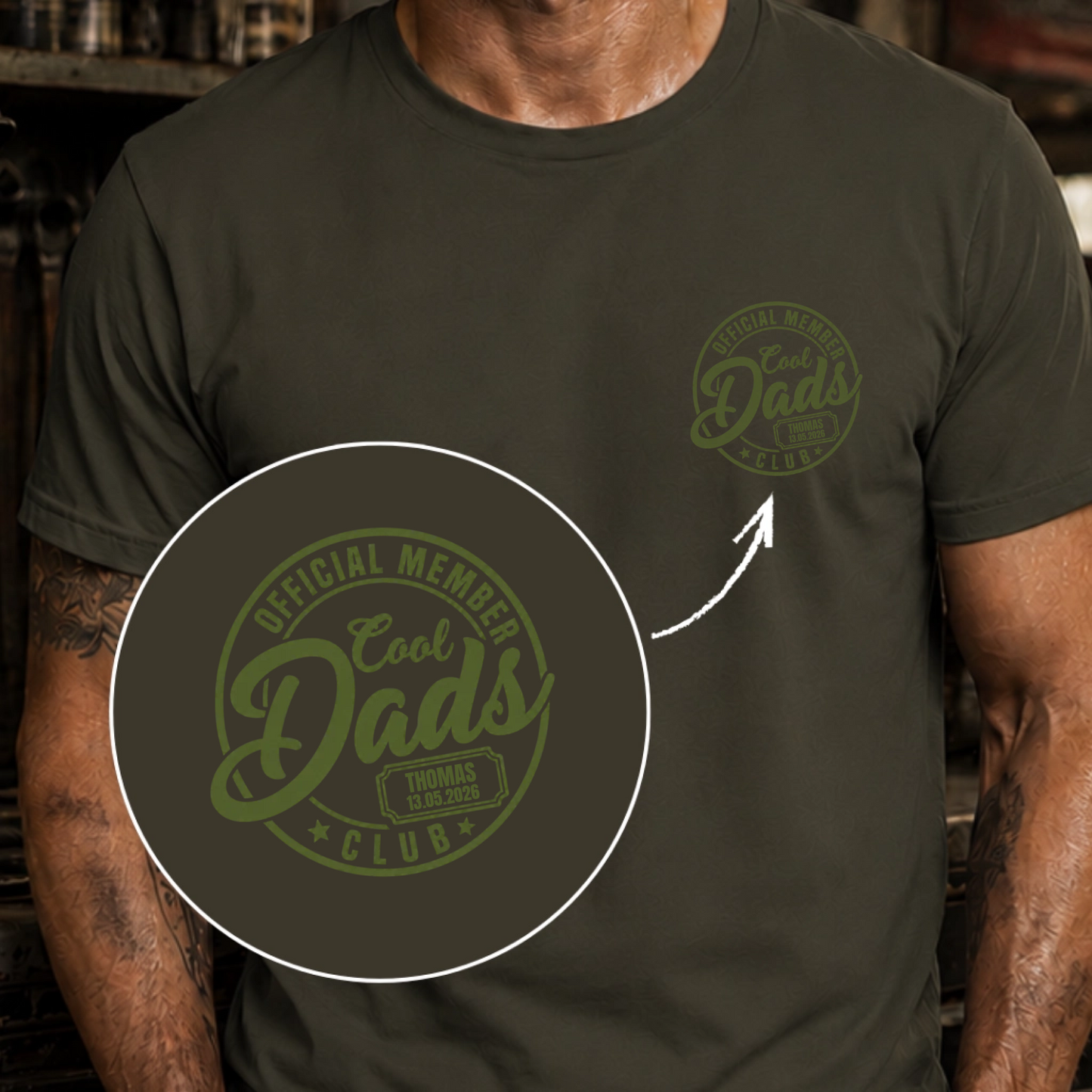 PAPA T-Shirt COOL DADS CLUB