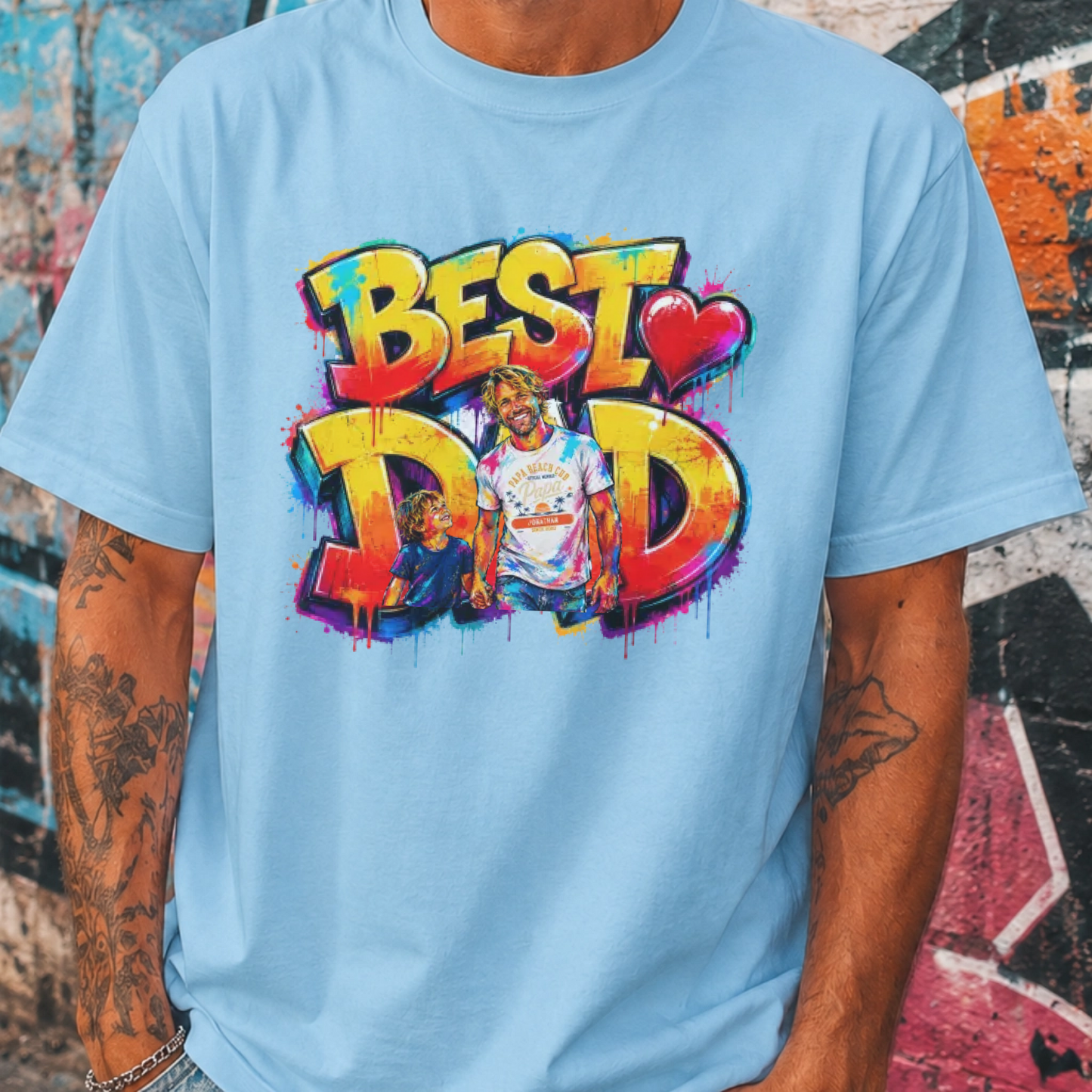 PAPA T-Shirt GRAFFITI-STYLE