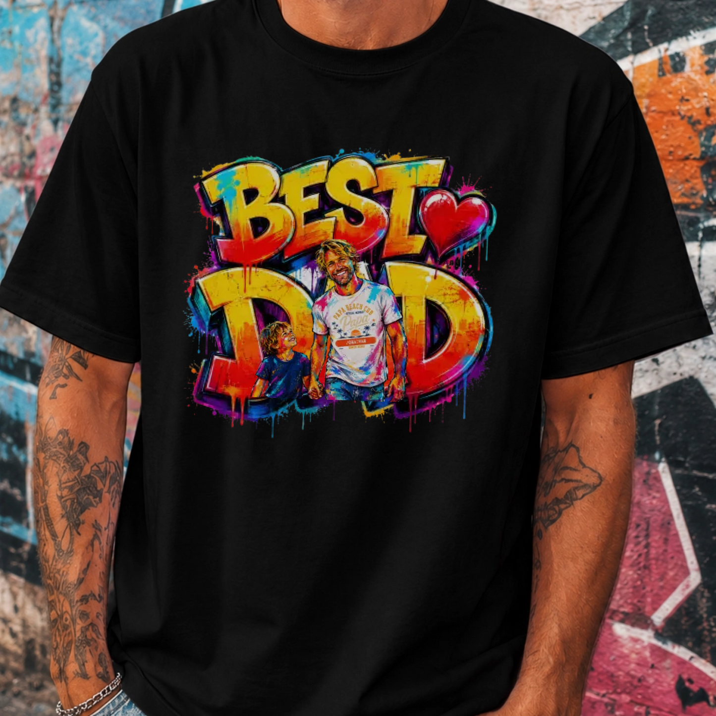 PAPA T-Shirt GRAFFITI-STYLE