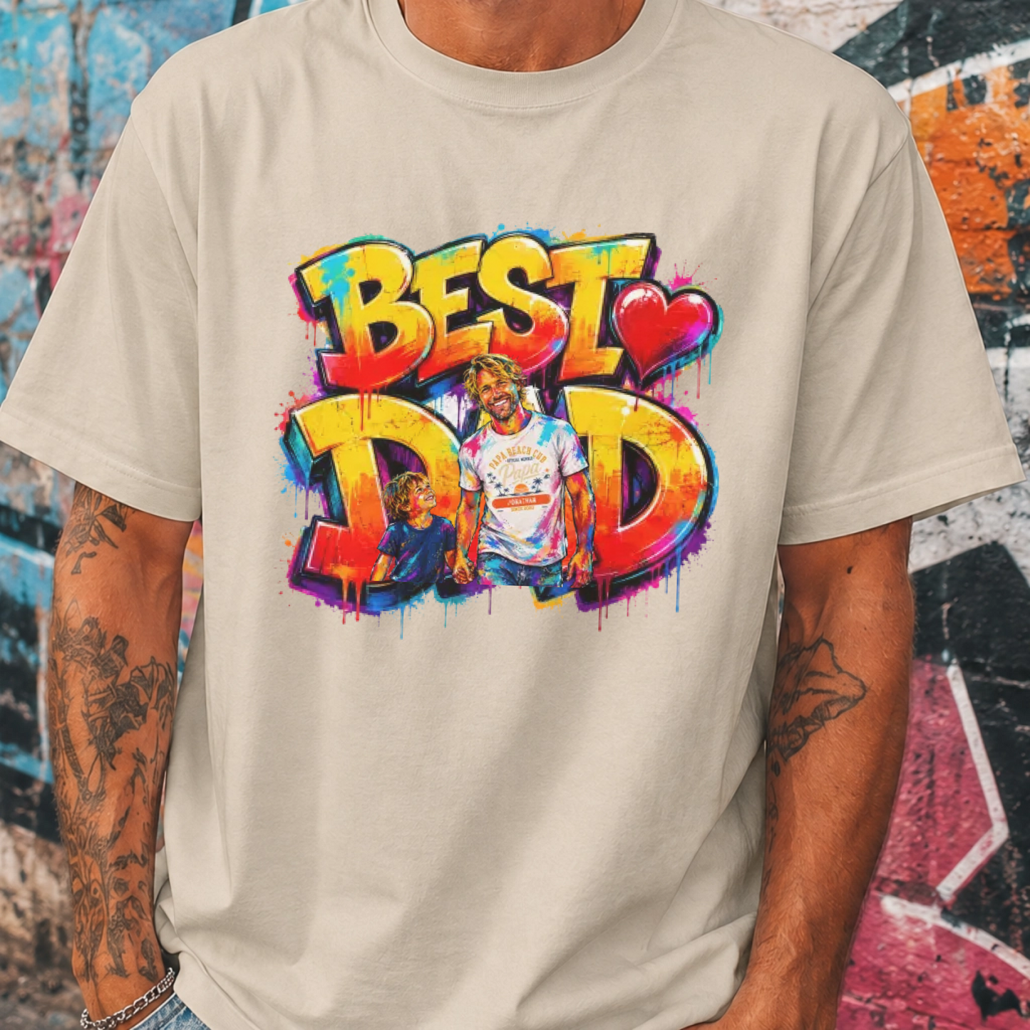 PAPA T-Shirt GRAFFITI-STYLE