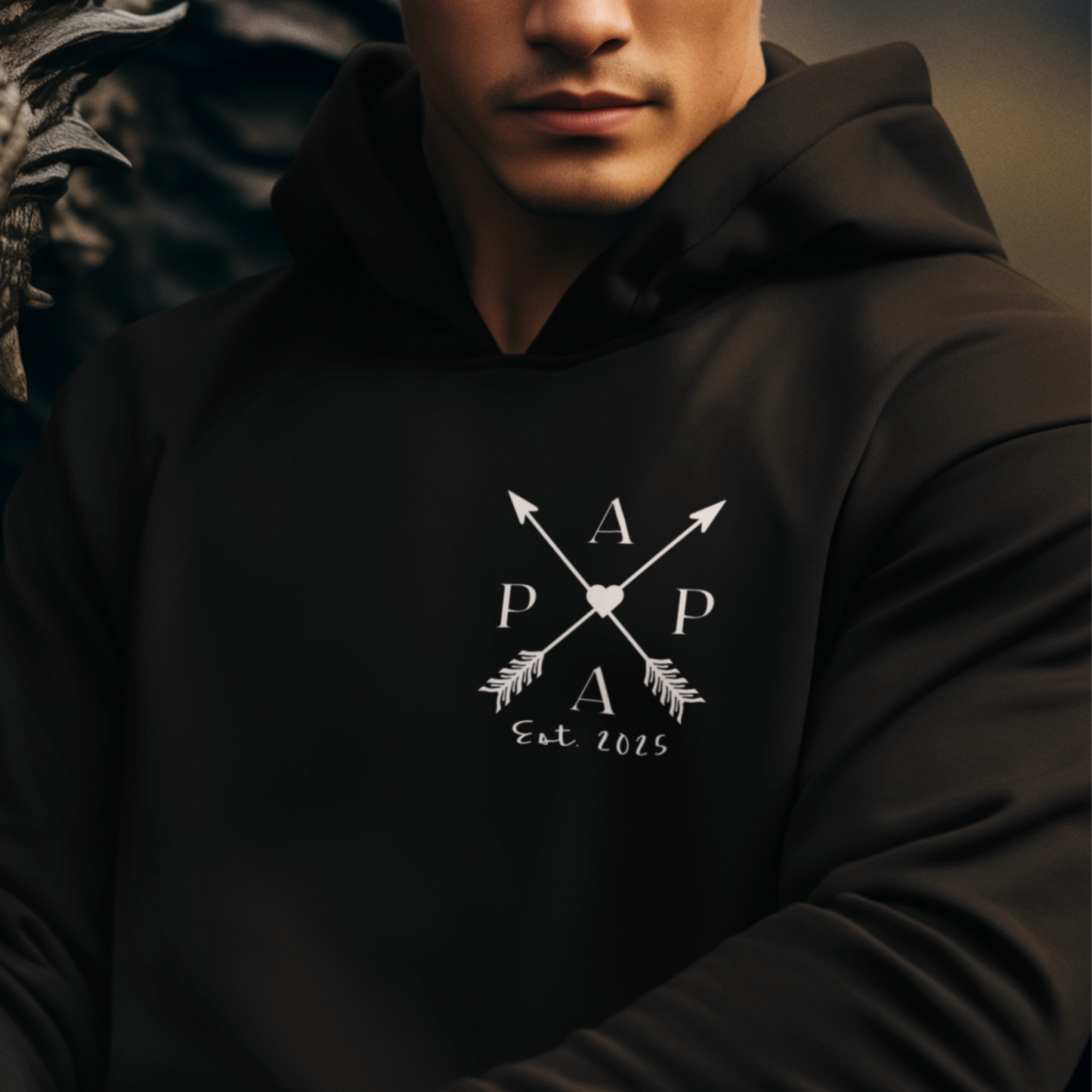 PAPA Hoodie ARROWS personalisiert