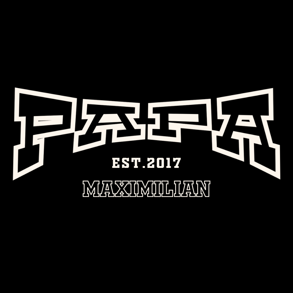 PAPA T-Shirt COLLEGE Rundhals personalisiert