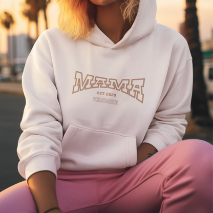 MAMA Hoodie COLLEGE personalisiert