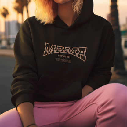 MAMA Hoodie COLLEGE personalisiert