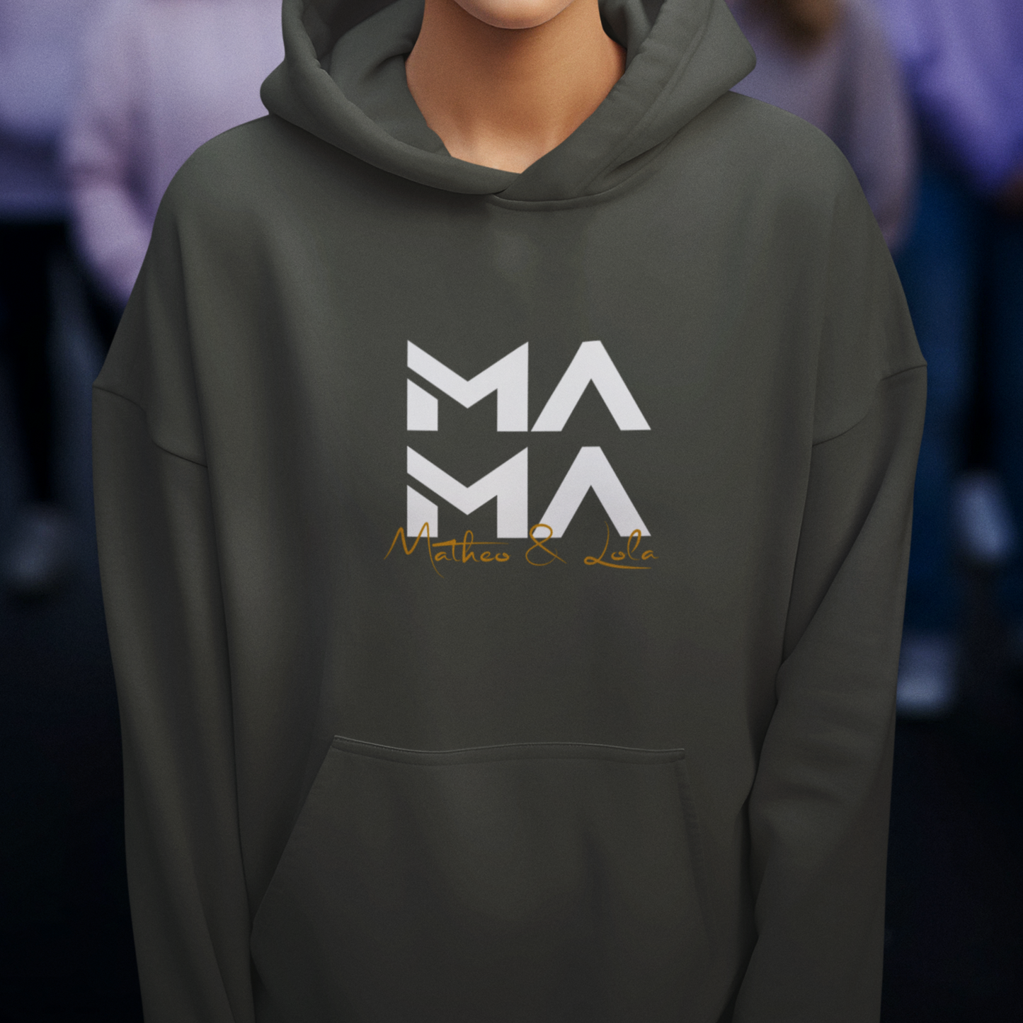 MAMA Hoodie MINIMAL personalisiert