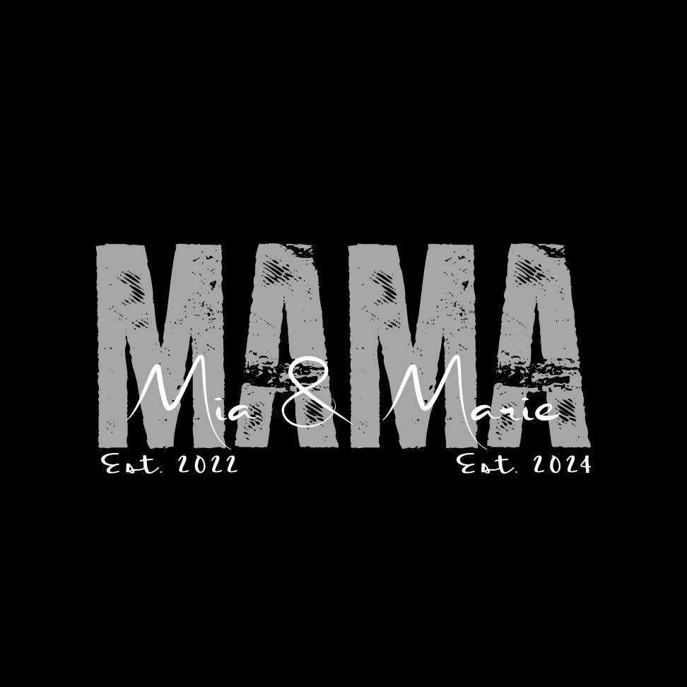 MAMA T-Shirt SOLID ROCKS Rundhals personalisiert