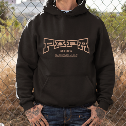 PAPA Hoodie COLLEGE personalisiert