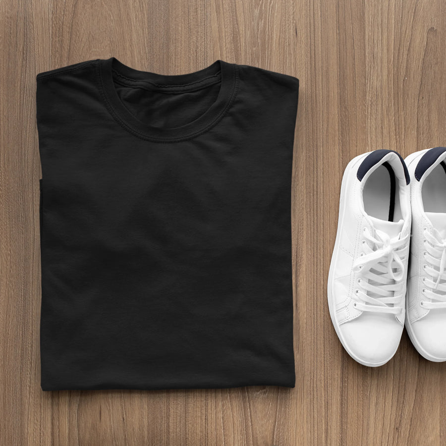 BODYSHAPE Rundhals T-Shirt in Schwarz