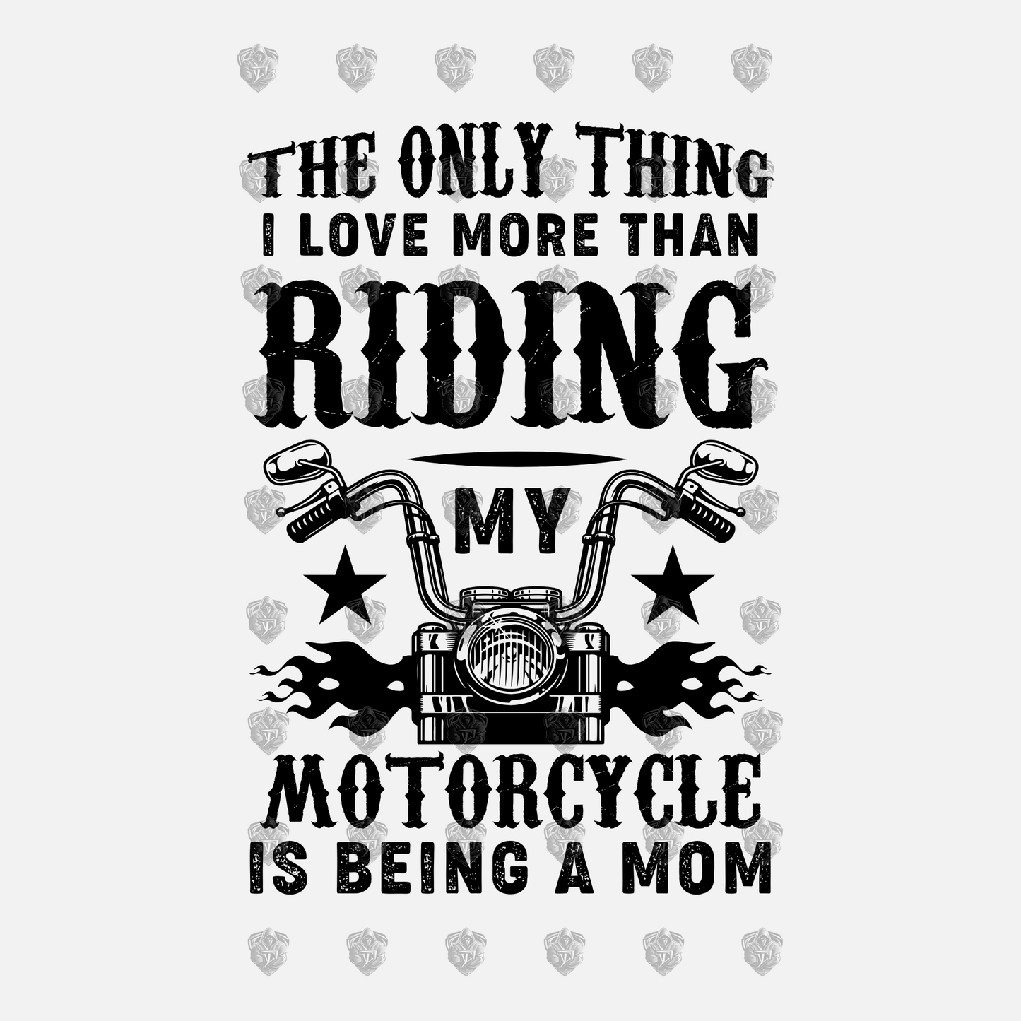 MOM T-Shirt RIDER Rundhals