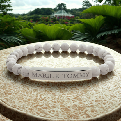 BUDDHA-ARMBAND graviert mit Namen