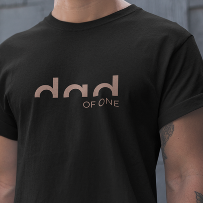 PAPA T-Shirt DAD OF TWO Rundhals personalisiert