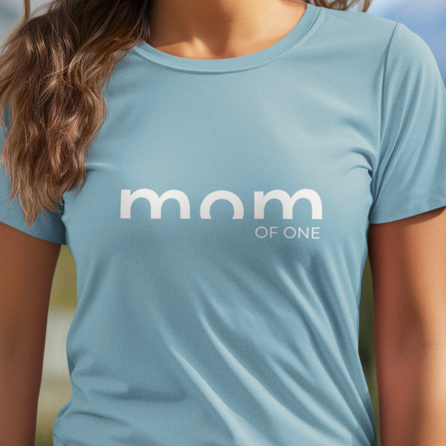 MAMA T-Shirt MOM OF TWO Rundhals personalisiert