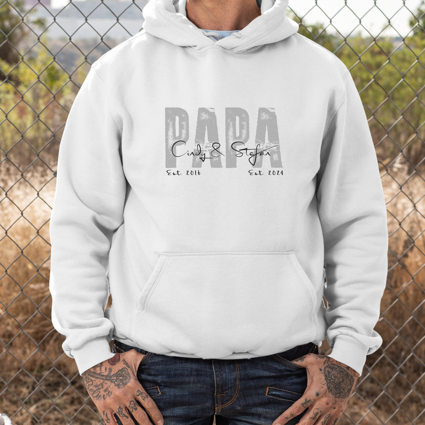 PAPA Hoodie SOLID ROCKS personalisiert
