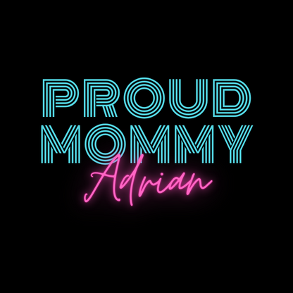 MAMA T-Shirt PROUD Rundhals personalisiert