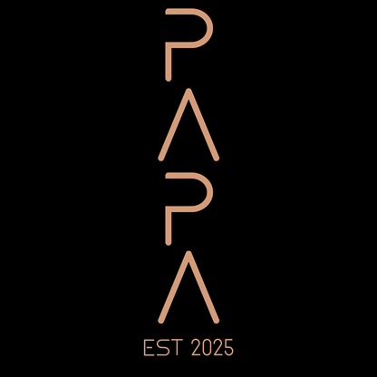 PAPA T-Shirt FUTURISTIC Rundhals personalisiert