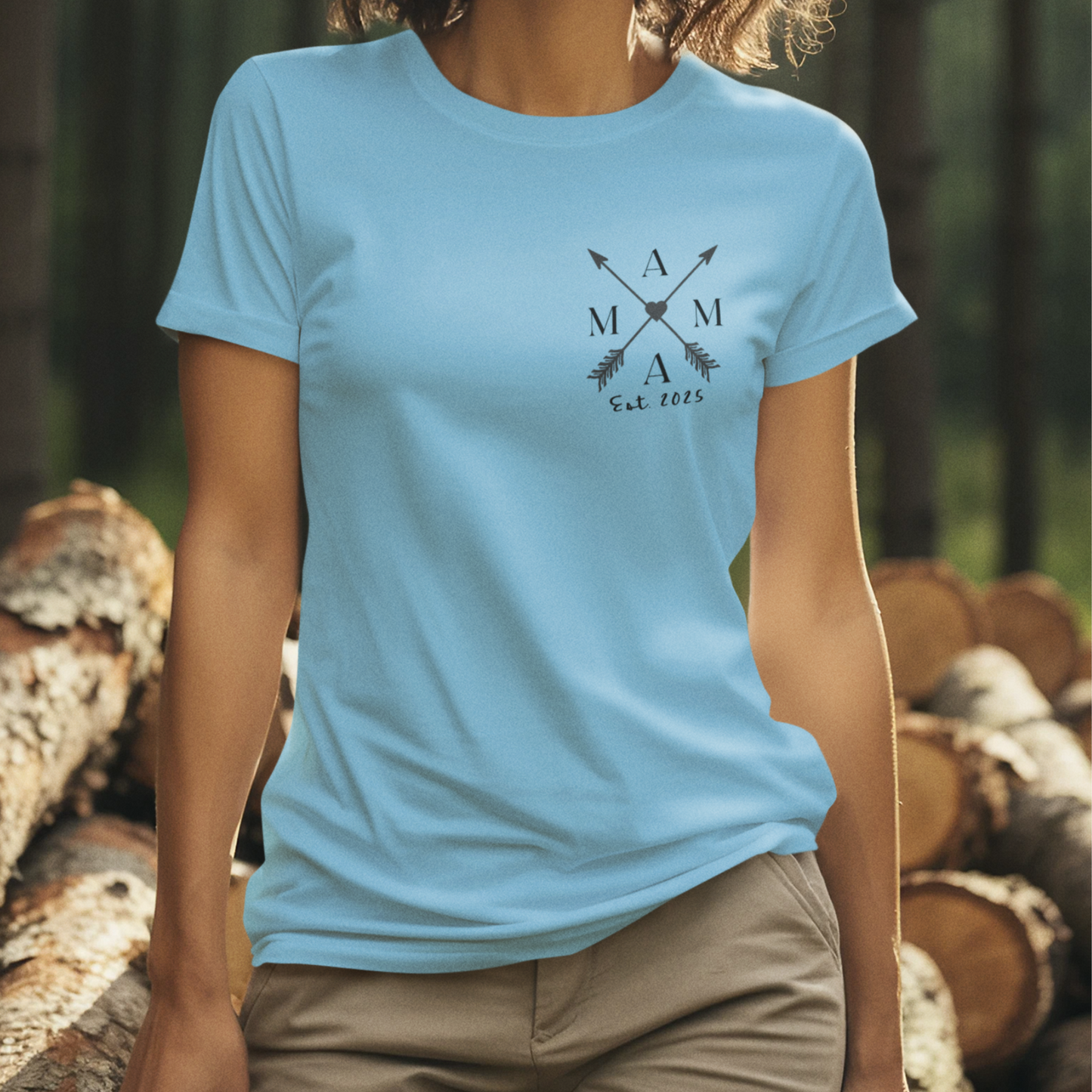 MAMA T-Shirt ARROWS Rundhals personalisiert