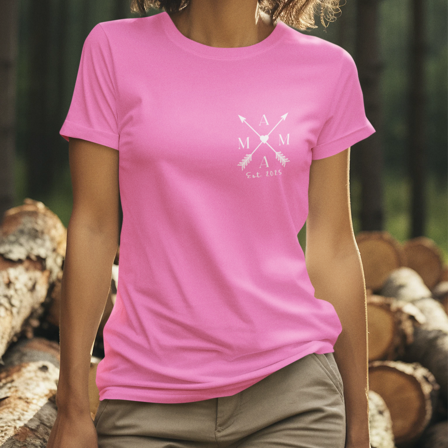 MAMA T-Shirt ARROWS Rundhals personalisiert