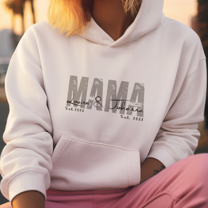 MAMA Hoodie SOLID ROCKS personalisiert