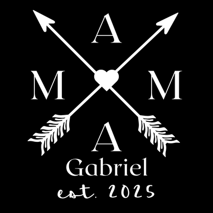 MAMA T-Shirt ARROWS Rundhals personalisiert