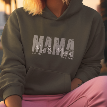 MAMA Hoodie SOLID ROCKS personalisiert
