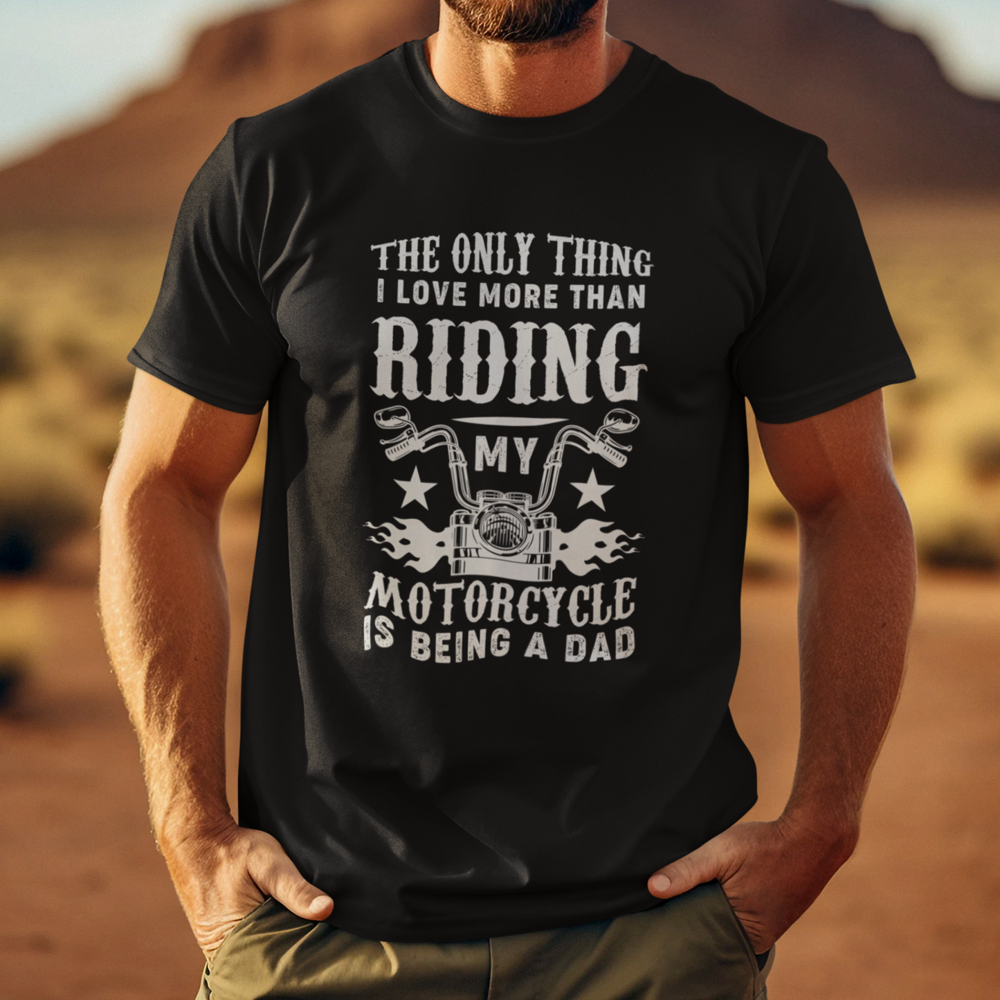 DAD T-Shirt RIDER Rundhals