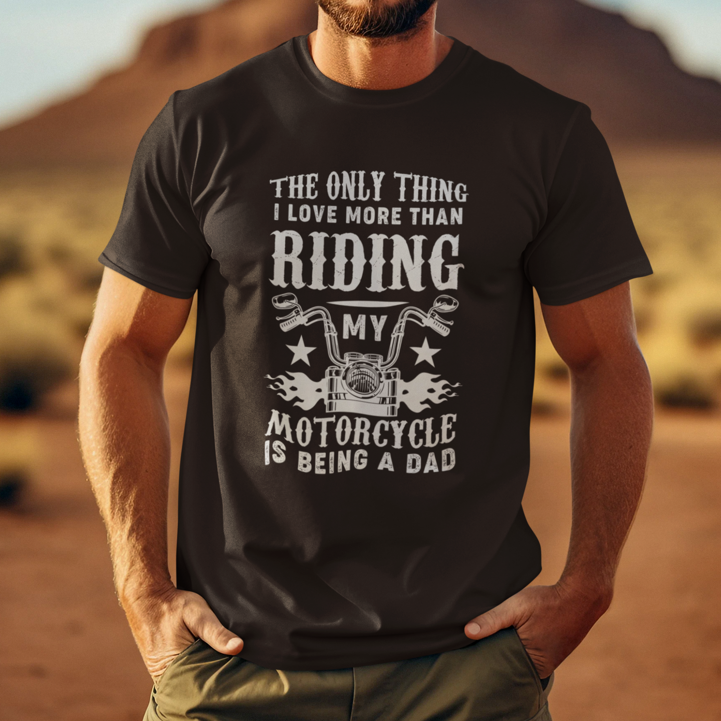 DAD T-Shirt RIDER Rundhals