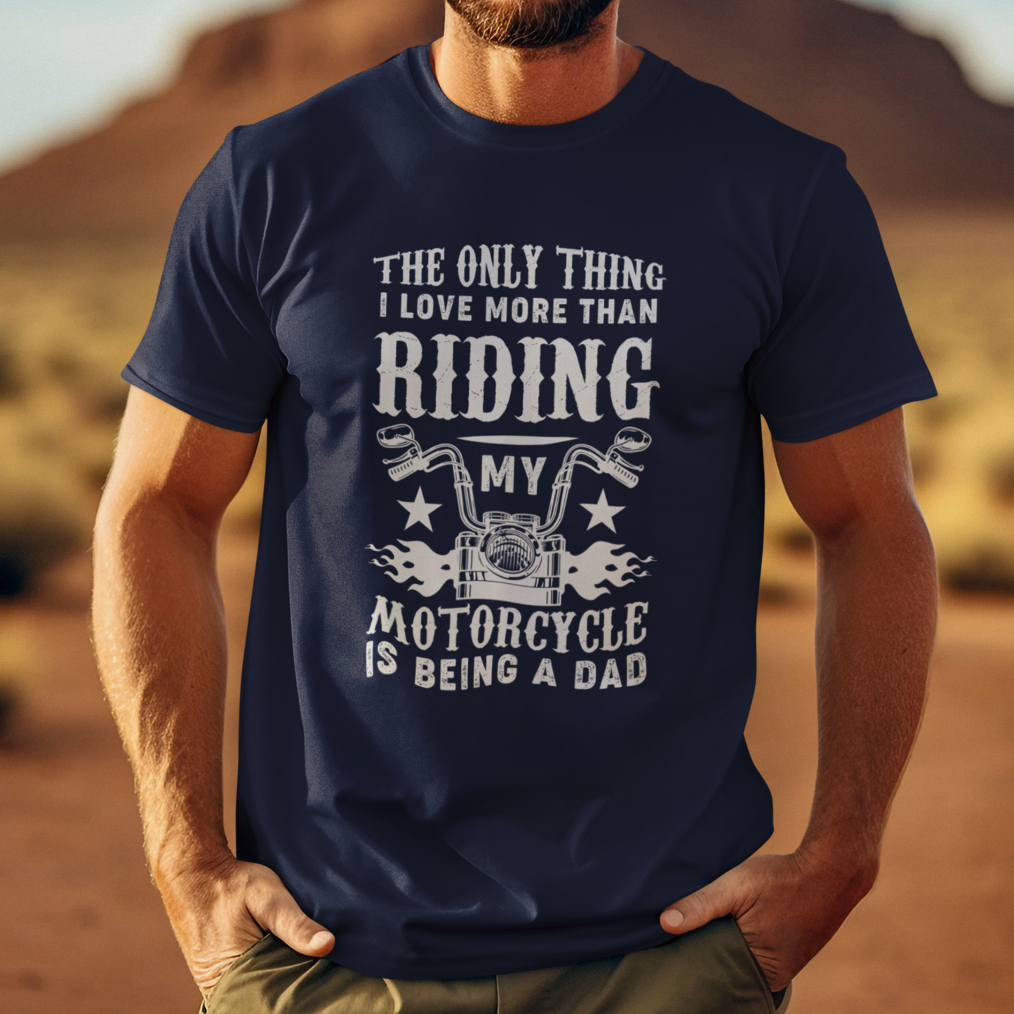 DAD T-Shirt RIDER Rundhals
