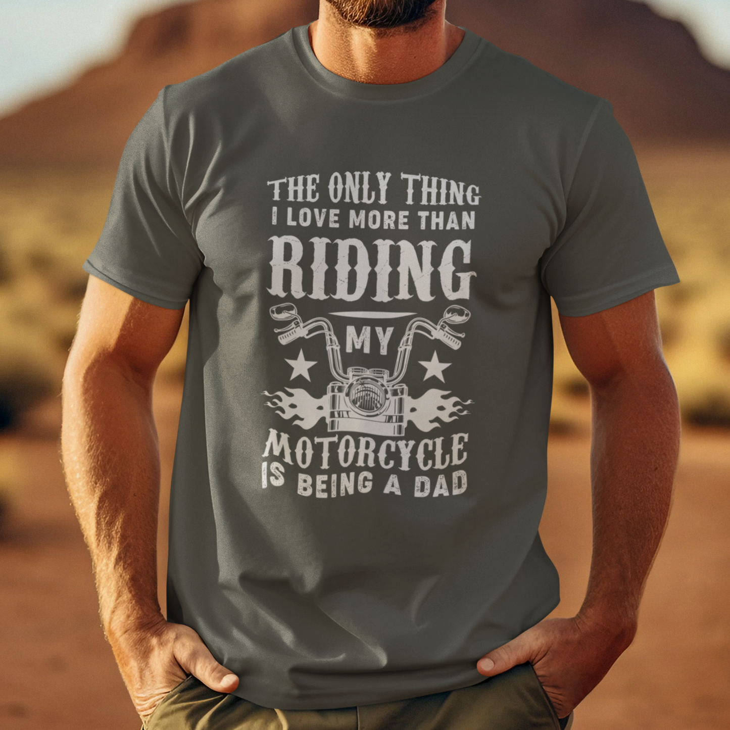 DAD T-Shirt RIDER Rundhals