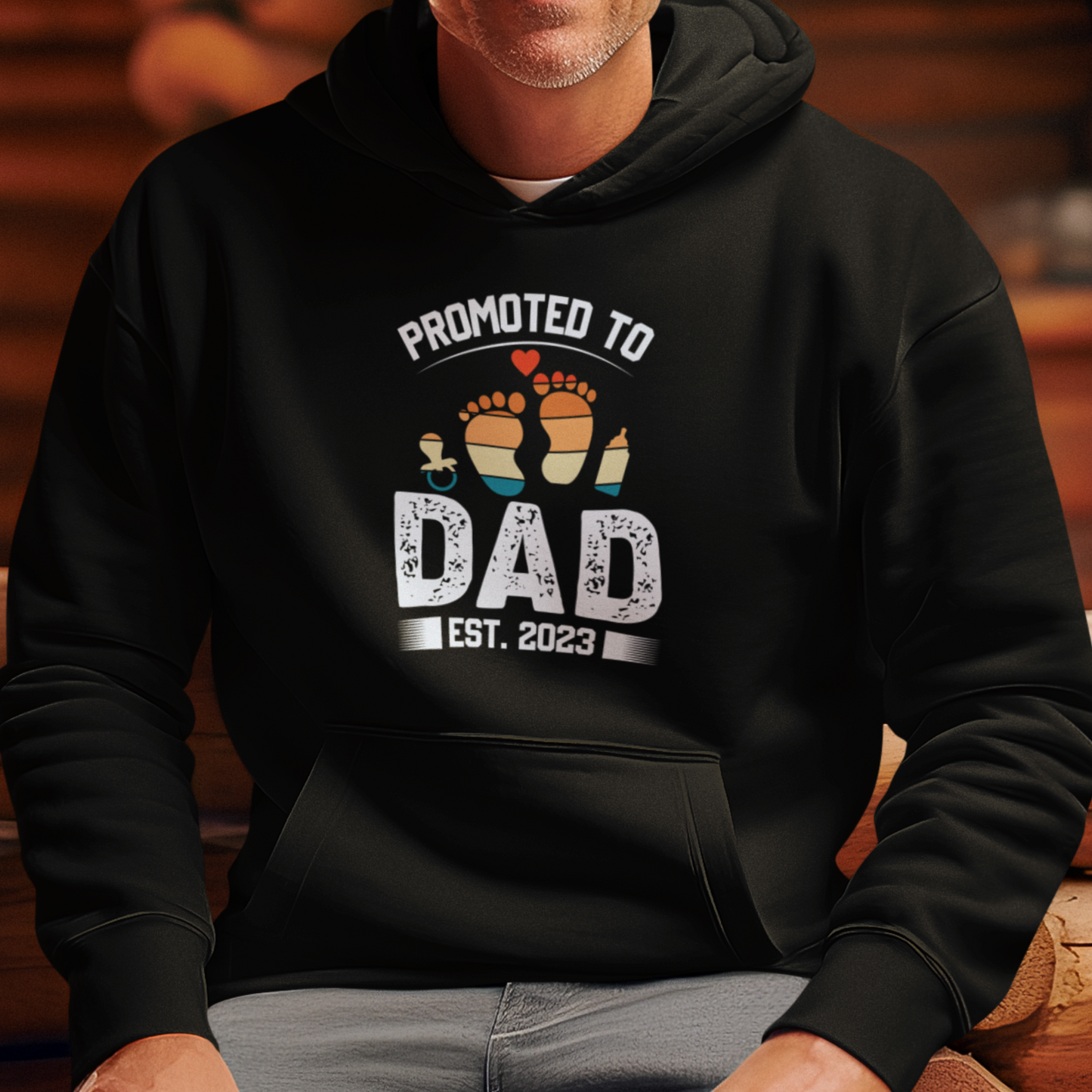 DAD Hoodie PROMOTED personalisiert