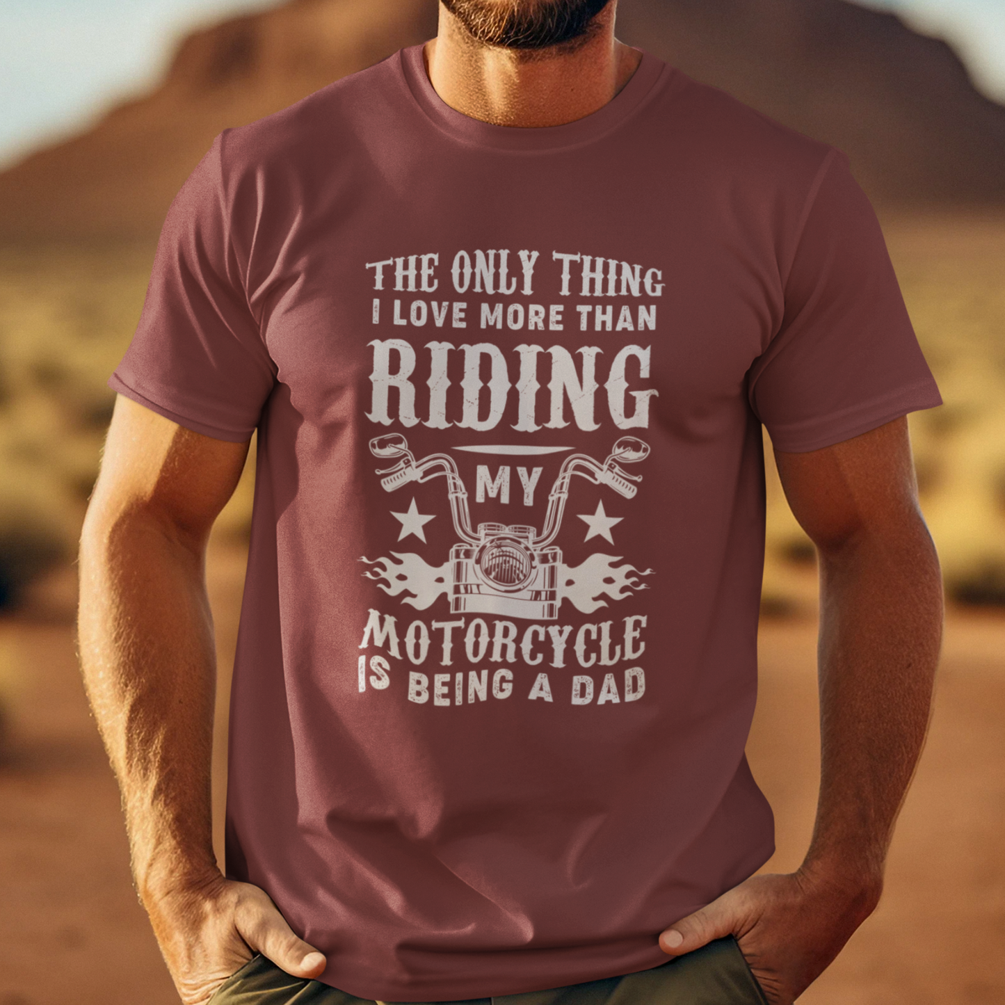 DAD T-Shirt RIDER Rundhals