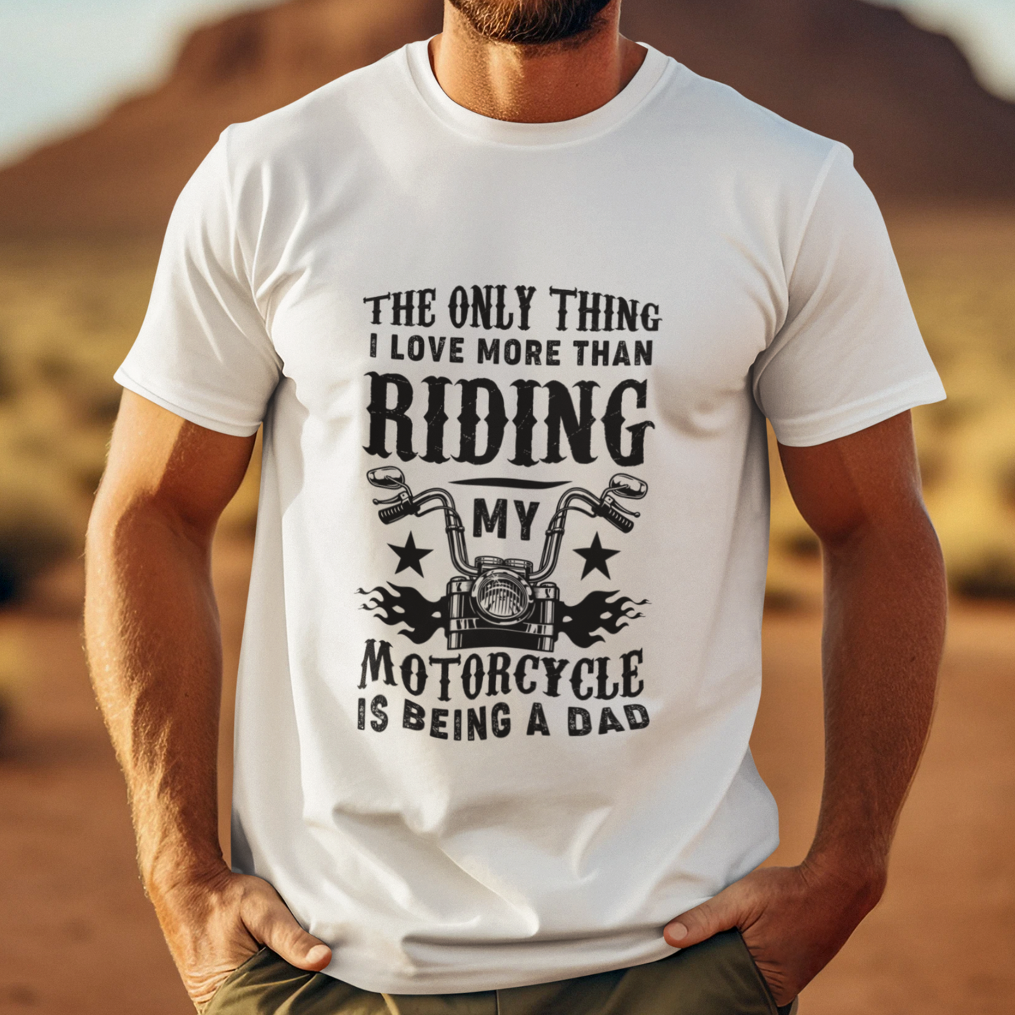DAD T-Shirt RIDER Rundhals