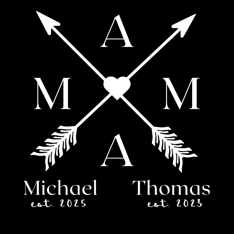 MAMA T-Shirt ARROWS Rundhals personalisiert
