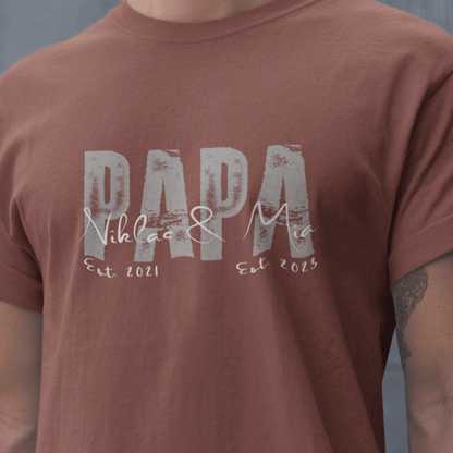 PAPA T Shirt Unisex SOLID ROCKS personalisiert - UrbanWarriorStore