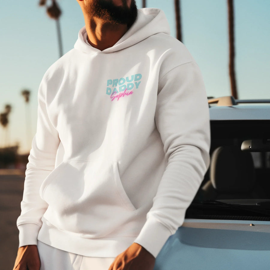 Papa Hoodie Geschenk – Beispiel (Proud Dad)