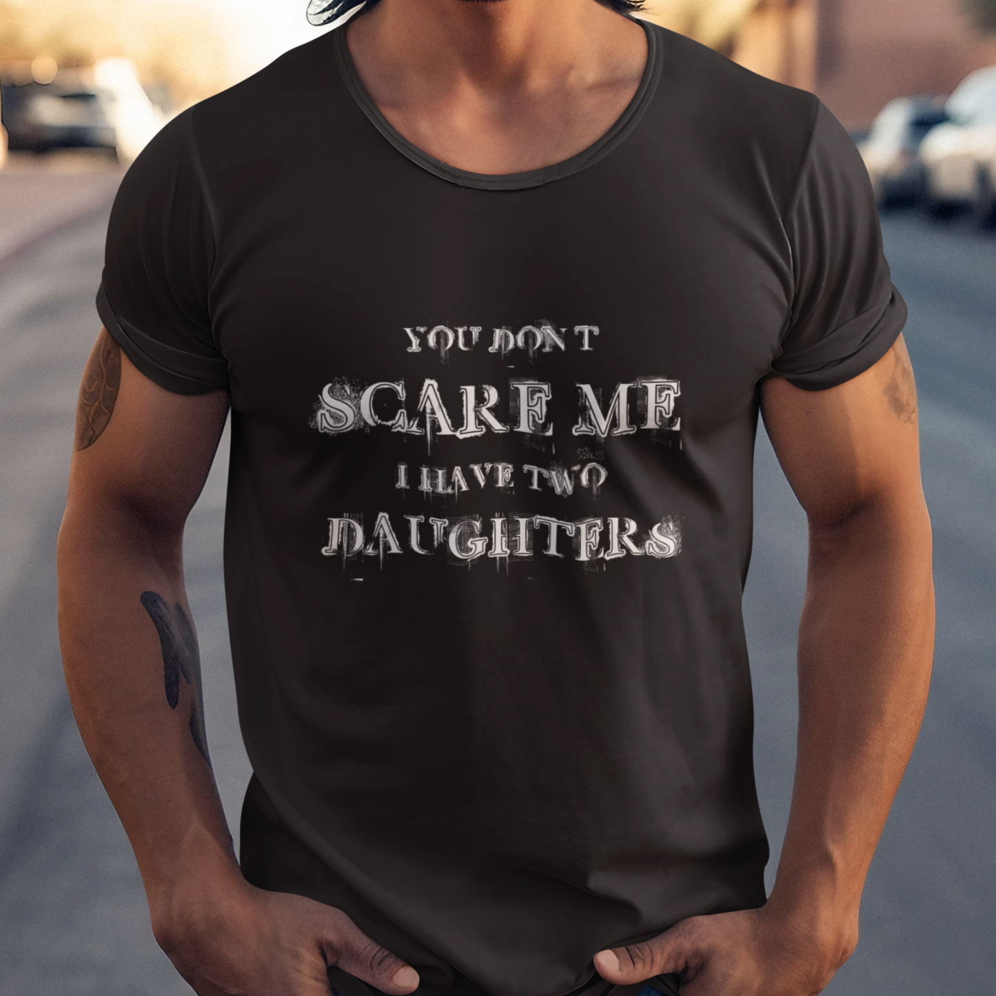 PAPA T-Shirt DAUGHTER Rundhals personalisiert