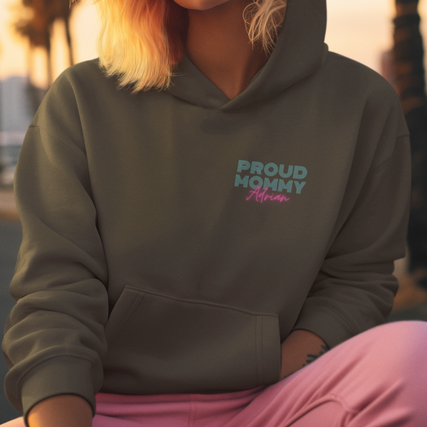 MAMA Hoodie PROUD personalisiert