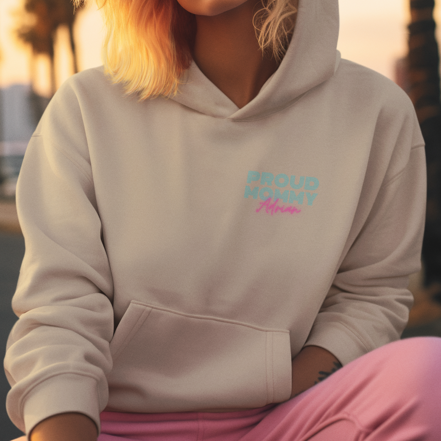 MAMA Hoodie PROUD personalisiert