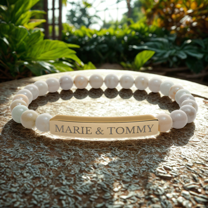 BUDDHA-ARMBAND graviert mit Namen