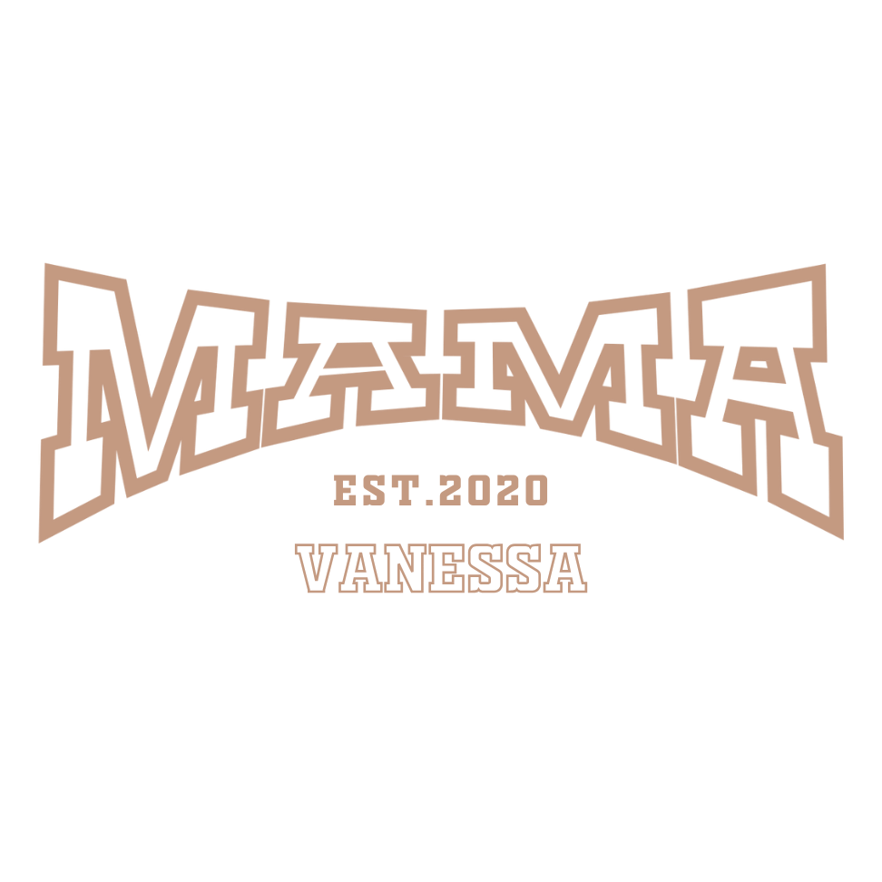 MAMA T-Shirt COLLEGE Rundhals personalisiert