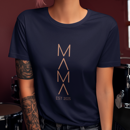 MAMA T-Shirt FUTURISTIC Rundhals personalisiert