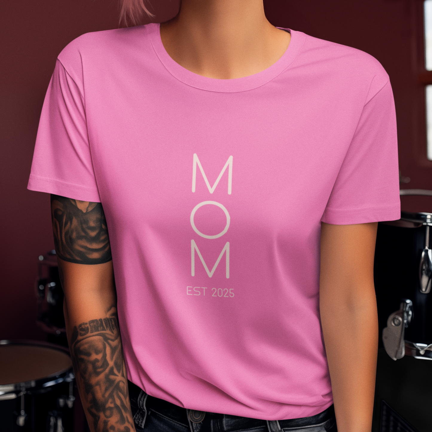 MAMA T-Shirt FUTURISTIC Rundhals personalisiert