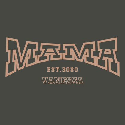 MAMA Hoodie COLLEGE personalisiert
