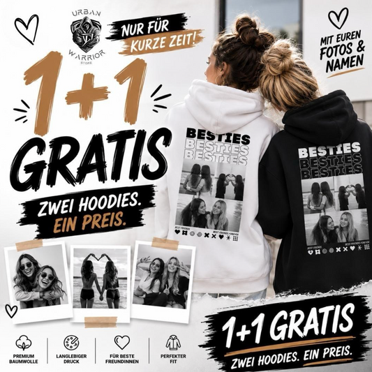 BESTIES Hoodie mit Euren Fotos personalisiert