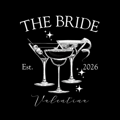 BRIDE T-Shirt TEAM BRIDE COCKTAILS