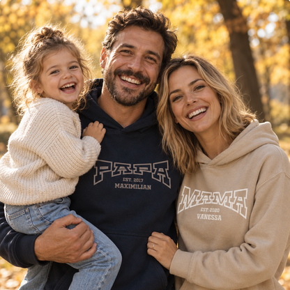 PAPA Hoodie COLLEGE personalisiert
