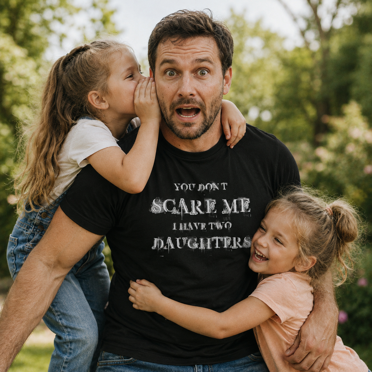 PAPA T-Shirt DAUGHTER Rundhals personalisiert