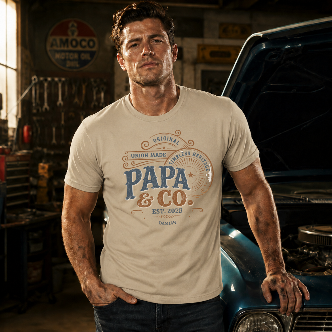 PAPA T-Shirt VINTAGE PAPA & CO